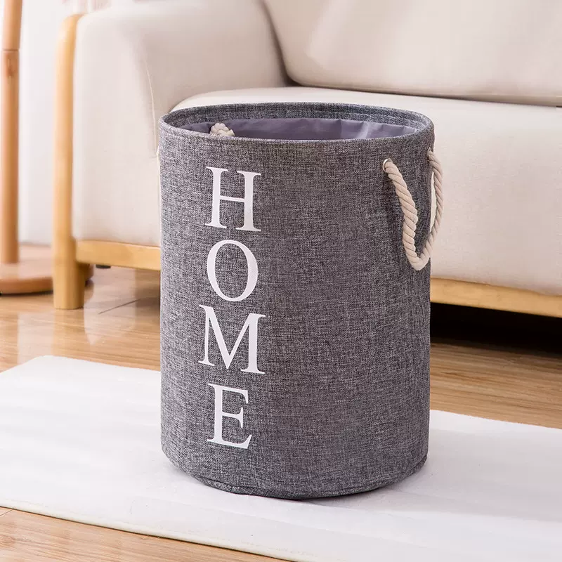 巨无霸收纳框棉麻脏衣篓棉被收纳筐玩具收纳箱脏衣篮家用大容量
