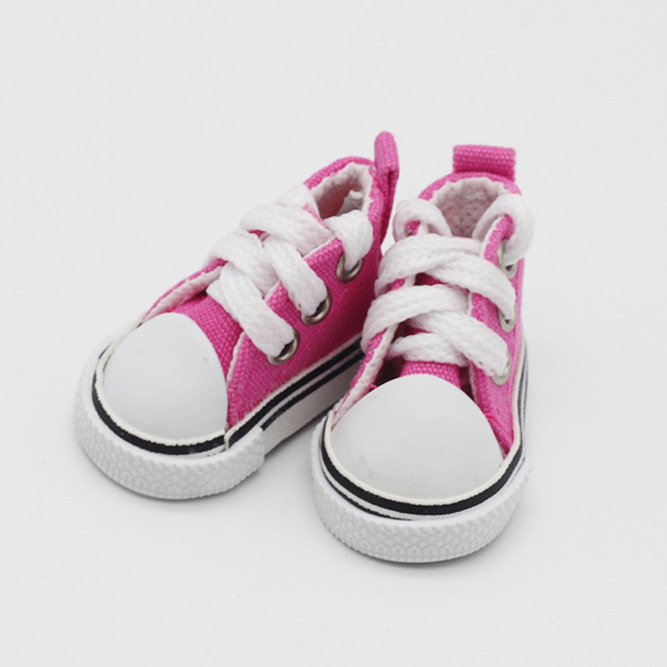 5cm muñeca bjd zapatos de lona Exo muñeca zapatos 6 puntos muñeca 1/6 pequeño ragdoll