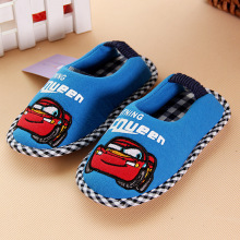外贸出口韩国小汽车儿童家居拖鞋 厂家胶底室内 地板鞋