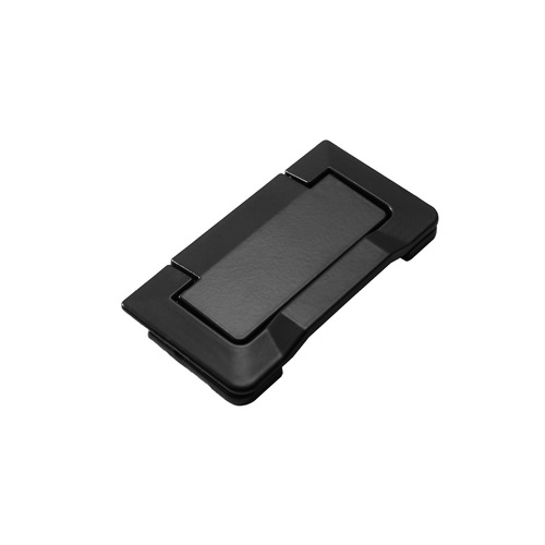 Simple flat concealed button drawer cabinet handle invisible flat-mounted gusset furniture hardware aluminum alloy groove-free handle