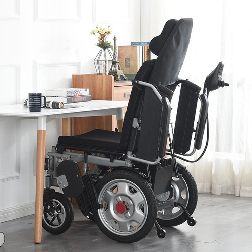 Xinkangyang Electric Wheelchair Smart Fully Automatic Foldable Lightweight Multifunctional Dual-Wheeled Mobility Vehicle for Elderly People with Disabilities