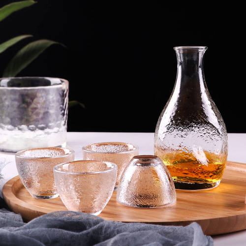 Japanese-style hammered frosted sake pot household heat-resistant thumb hip pot wine warmer white wine scalding pot yellow wine shochu pot