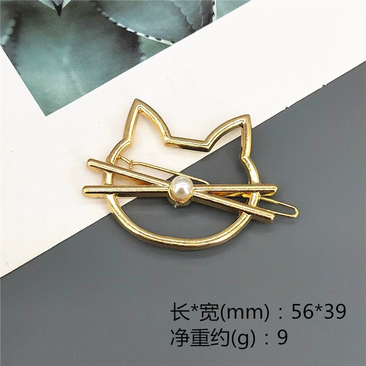 Металлическая зажим для волос, заколка- Crab pin с надписью, аксессуар для волос с бантом, корейский стиль, простой и элегантный дизайн