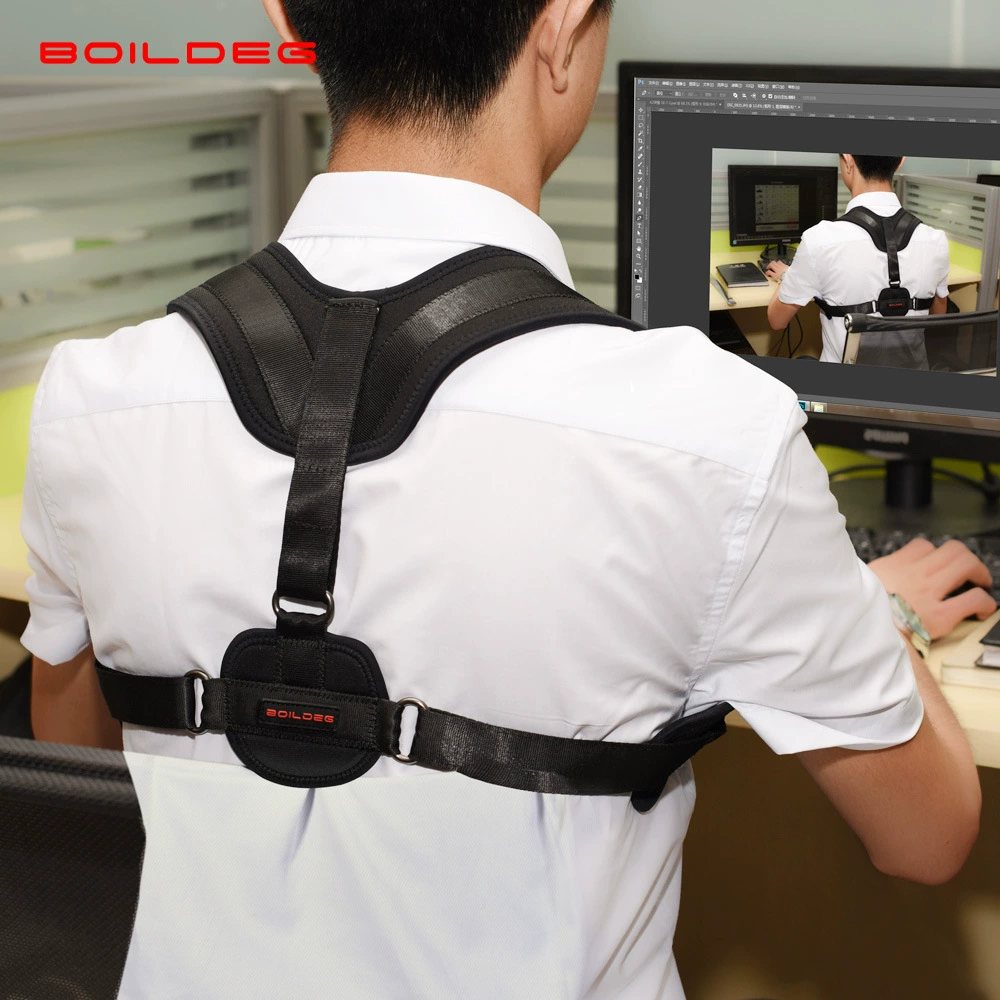 BOILDEG/Кипящий Пояс для коррекции спины мужской и женский подростковый Защита позвоночника плечевой пояс для коррекции плечевого ремня регулируемый