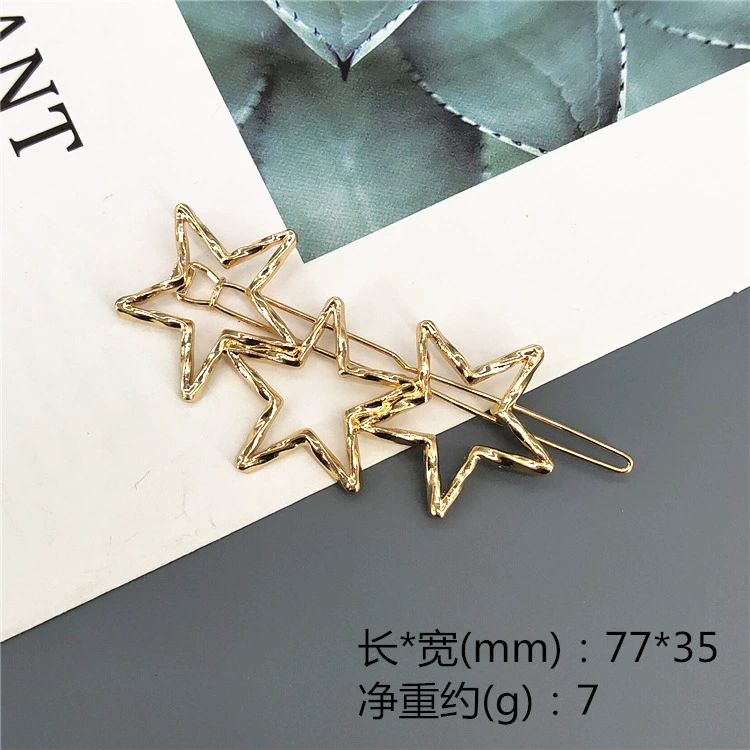 Металлическая зажим для волос, заколка- Crab pin с надписью, аксессуар для волос с бантом, корейский стиль, простой и элегантный дизайн