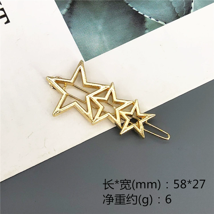 Металлическая зажим для волос, заколка- Crab pin с надписью, аксессуар для волос с бантом, корейский стиль, простой и элегантный дизайн