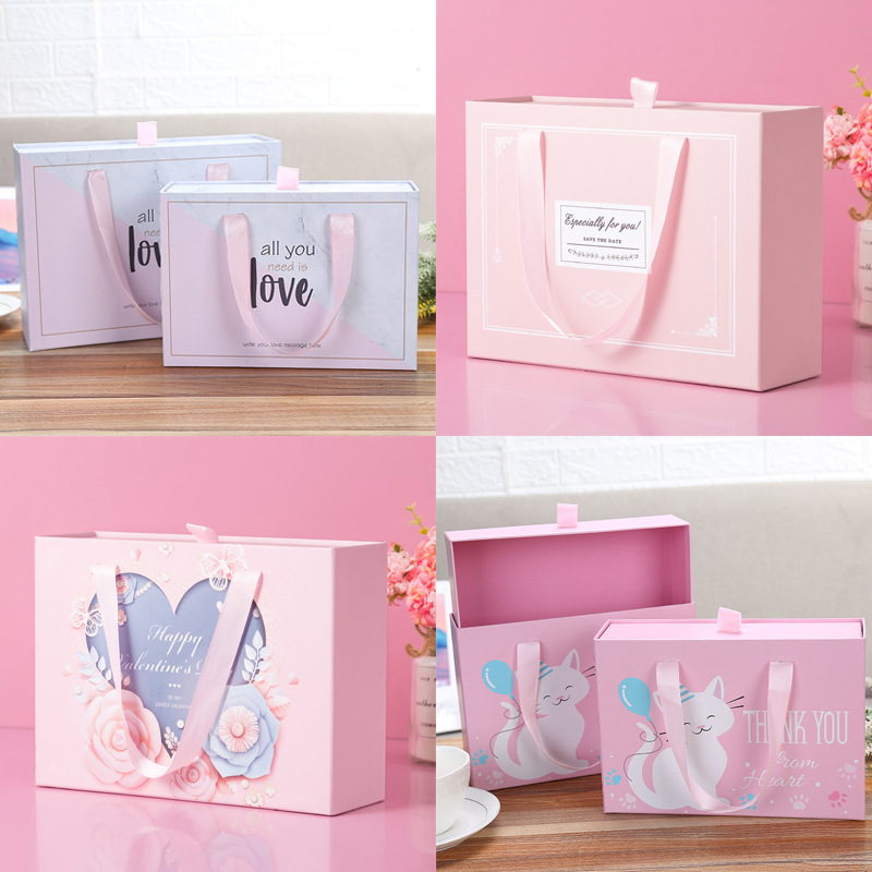 Caja de imán Flip caja de embalaje caja de regalo personalización muestra personalización caja de pastel de Luna personalización imagen personalización caja de regalo de cartón