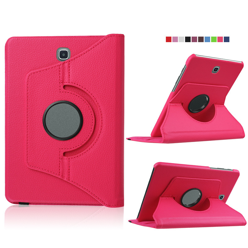 Suitable for Samsung Tab S2 8.0 T710 Tablet 360 Leather Case T715 Litchi Pattern Rotating Protective Case