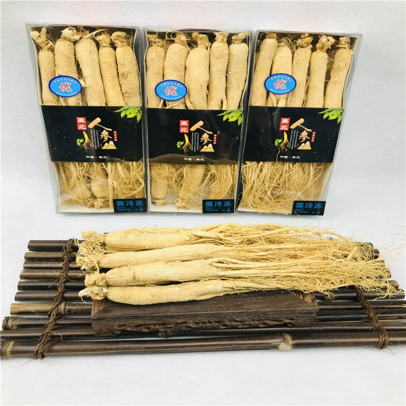 [Юань/г] женьшень Чанбайский горный женьшень Северо-Восточный специальный сушеный женьшень сырой высушенный на солнце женьшень Белый Полный садовый женьшень (Упаковка 250 г