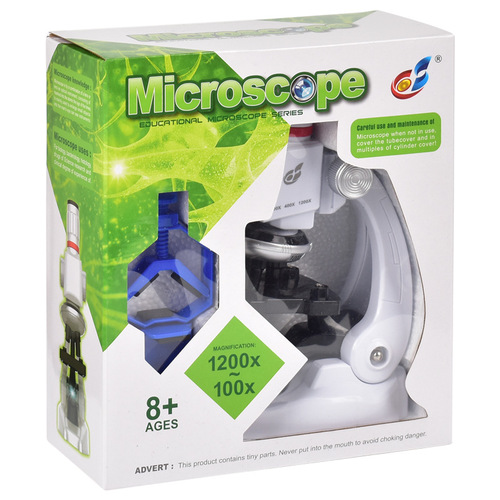 Simulated student experimental equipment high-definition high-power biological microscope children's scientific educational toys with mobile phone holder