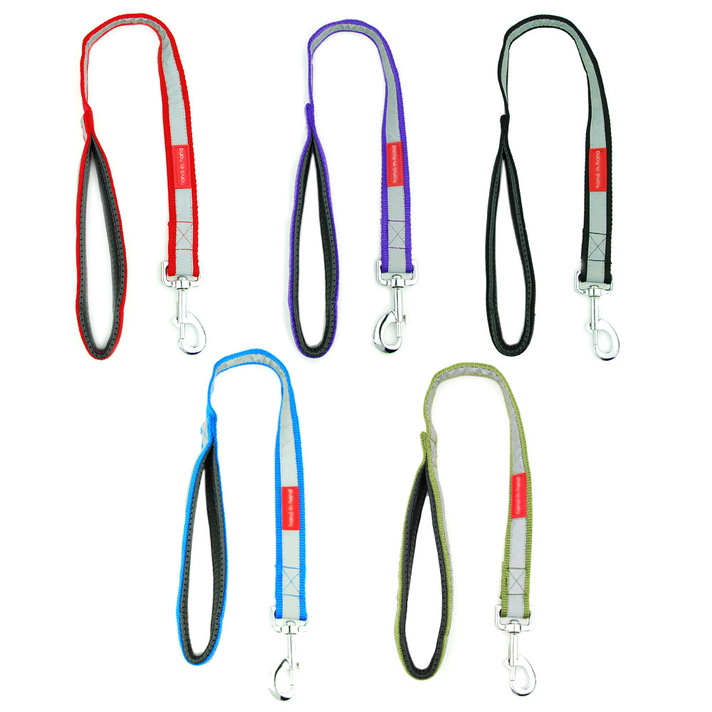 Transfronterizo de mano bebé perro grande mascota cuerda de tracción nylon reflectante mascota cordón corto perro cadena en stock