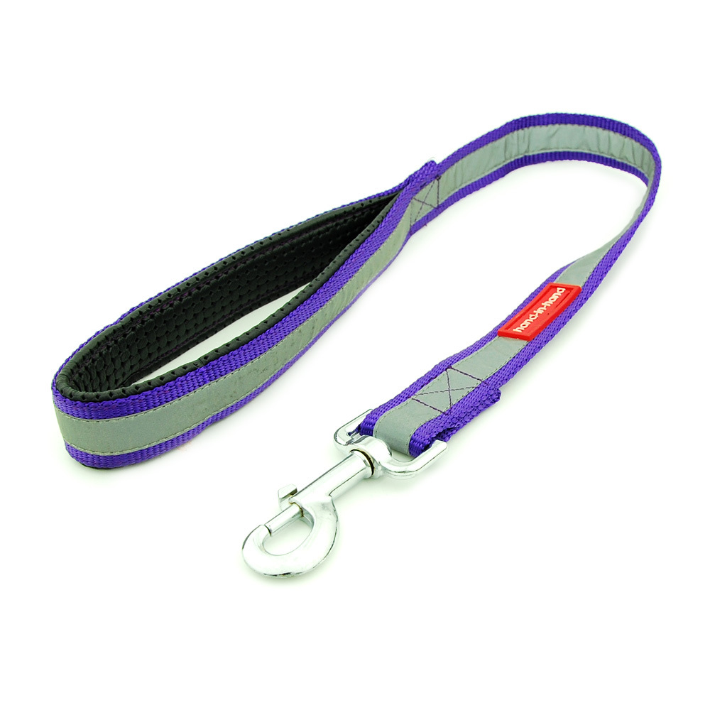 Transfronterizo de mano bebé perro grande mascota cuerda de tracción nylon reflectante mascota cordón corto perro cadena en stock