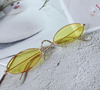 Retro small metal glasses, sunglasses, internet celebrity