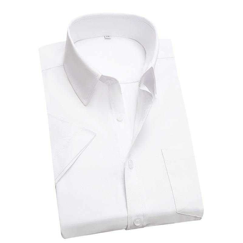 Camisa blanca casual de manga larga para hombres suelta ropa formal de negocios profesional estilo coreano camisa de moda camisa a rayas manga corta