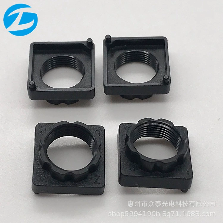 Оптовый производитель M8 * 0,5, общая высота 5 мм, внешняя рама 11,5 * 11,5, головка зеркала заднего вида, оптическая фиксированная база