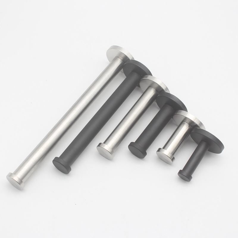 Gancho de acero inoxidable cilíndrico gancho de acero inoxidable ropa de baño gancho de la capa gancho individual gancho de la sala de estar