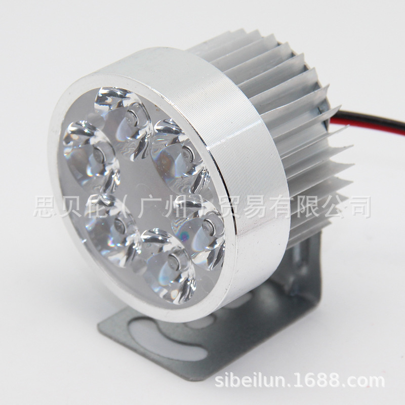 Luz de la motocicleta luz eléctrica Super brillante LED faro modificación accesorios 12v48v60v batería coche proyector externo