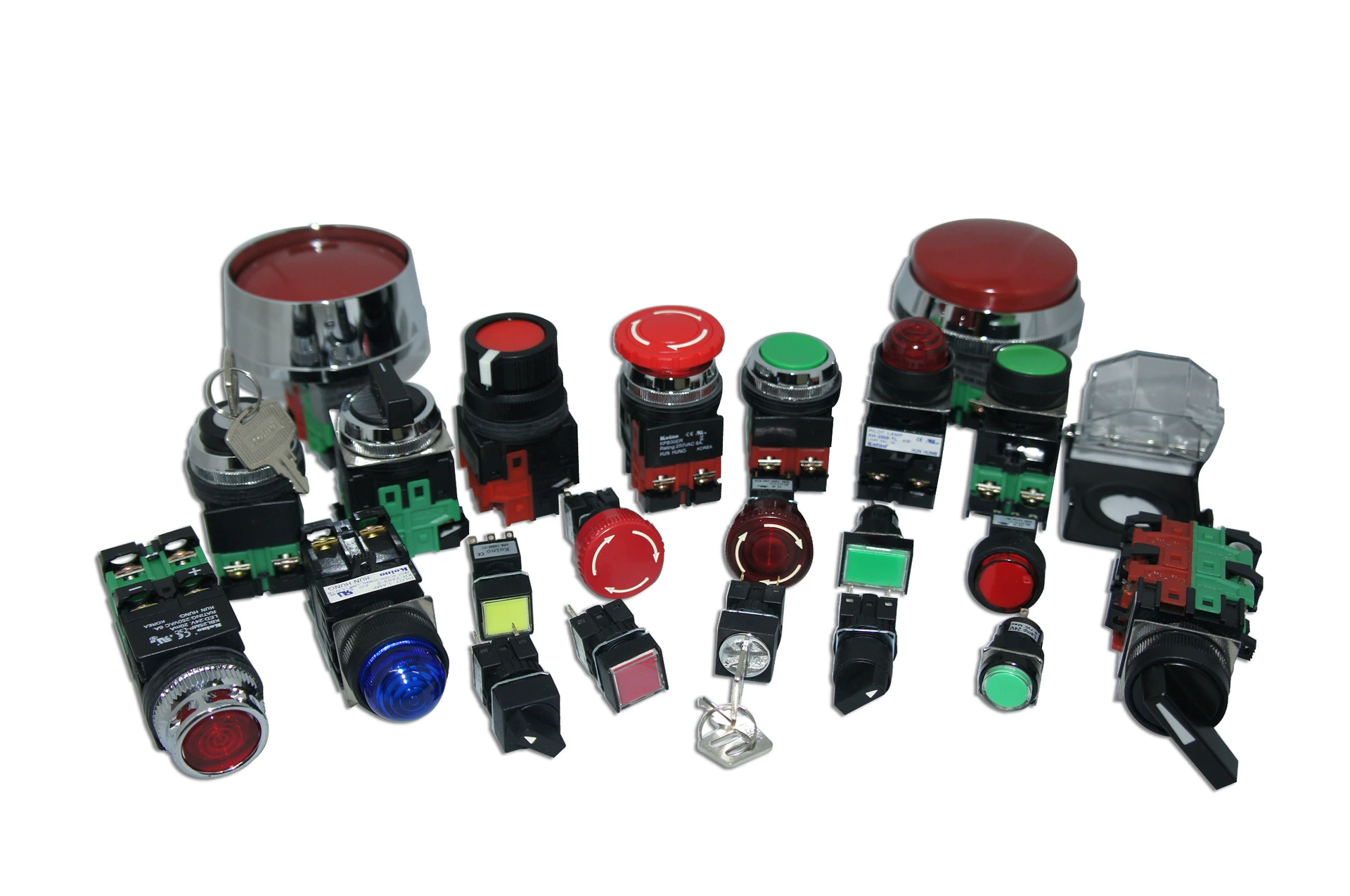 韩国建兴KOINO Φ25 Φ30 LED indicator button KH-512 KH-513 original imported