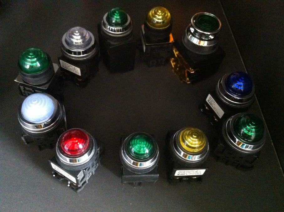 韩国建兴KOINO Φ25 Φ30 LED indicator button KH-512 KH-513 original imported