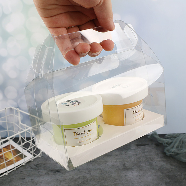 Plastic transparent handheld box