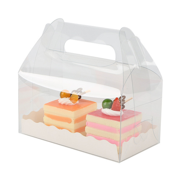 Plastic transparent handheld box