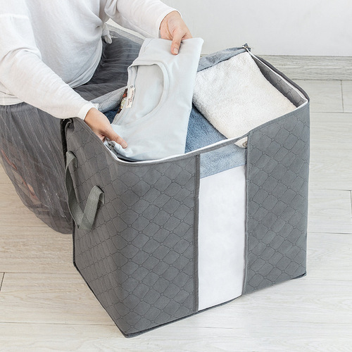 Home Non-Woven Fabric Quilt Storage Bag Clothes Organizing Bag Moving Packing Bag Storage Bag Clothing Dust Bag Wholesale