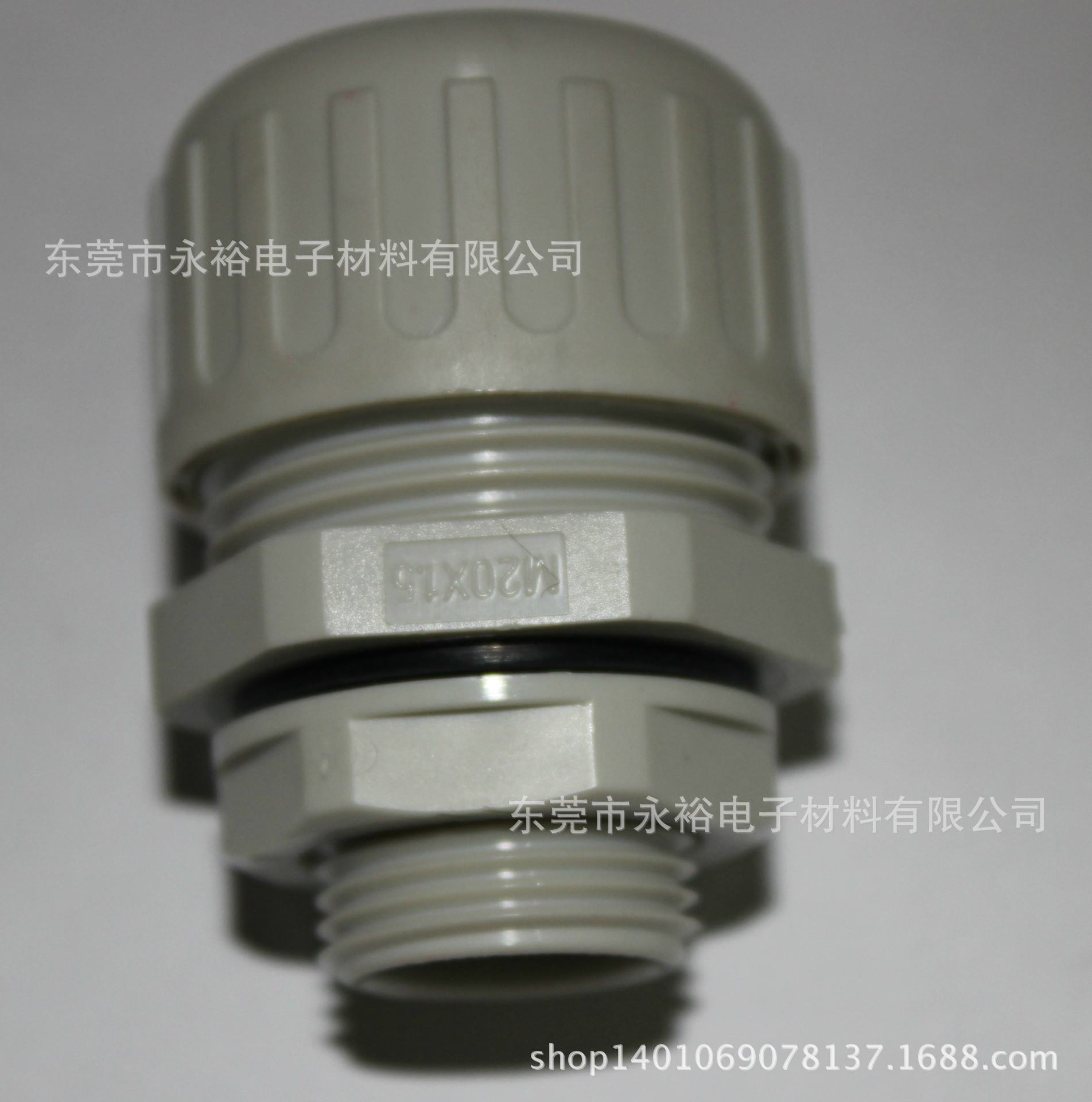 防水型波纹管接头快速锁头线束管电缆防水速接