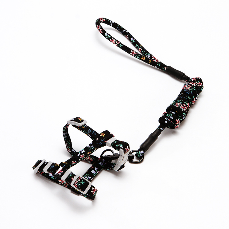 Nueva cuerda de tracción de gato en forma de I traje de correa de pecho ajustable anti-rotura cuerda de tracción de gato de estilo japonés