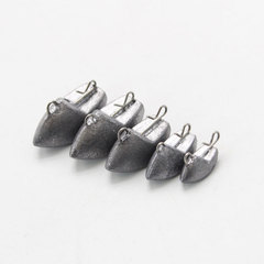 Factory-sold 2g-13.5g boat-shaped quick-release lead, bite-resistant lead, Texas rig setup, root-style fishing hook, and wobbler lead sinker