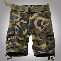 Хлопковые камуфляжные шорты AKARMY
