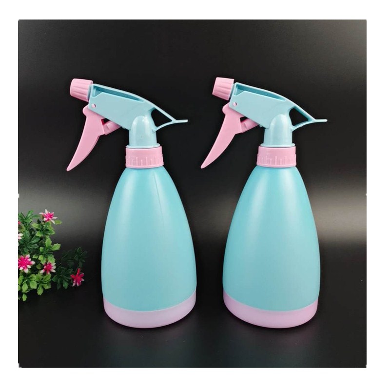 Botella pulverizadora 500 ml de mano – regadera de jardinería color caramelo con presión manual