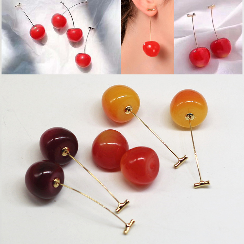 Cute red earrings