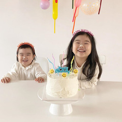 New Children's Birthday Happy Alphabet Plastic Headband Adult Party Supplies Decorations Birthday Gift Headwear Wholesale