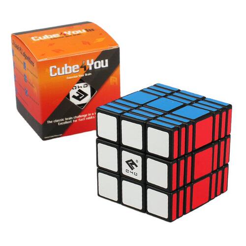 Minghaozhi 337 Rubik's Cube Black C4U 3X3X7 Full-featured 337 Rubik's Cube of Unequal Levels issued from generation to generation