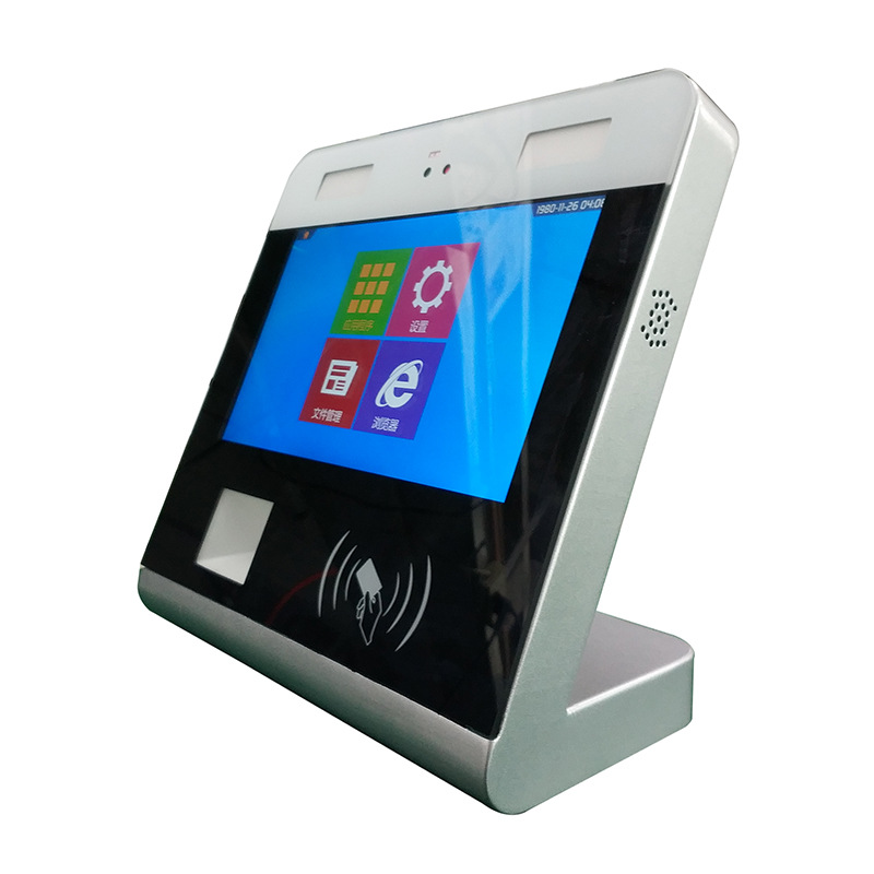 源头厂家10.1寸商场车站企业3D人脸识别设备人证核验一体机