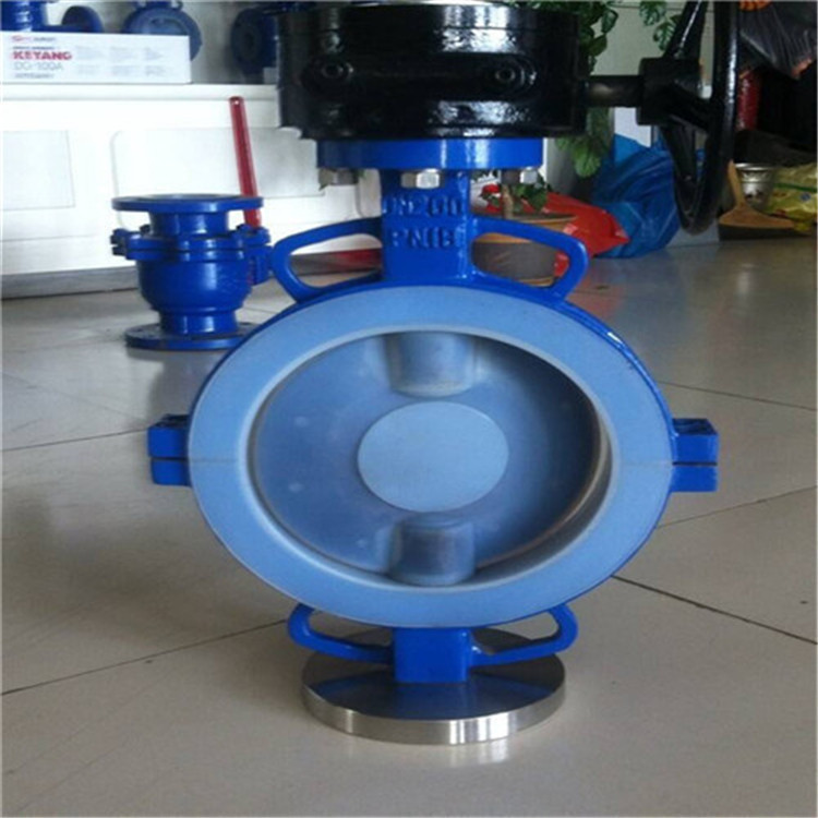 D971F4-10C电动全衬对夹四氟蝶阀用途D971F4-16C