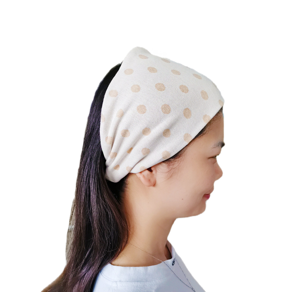 Postpartum care hat, cotton, suitable for new mothers and pregnant women, headband, hairband, windproof, thin cotton, suitable for spring, autumn and summer.