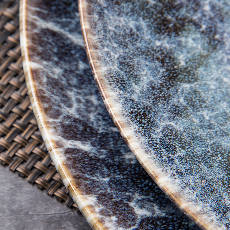 Plato de frutas de verduras Plato de filete Western de gran tamaño