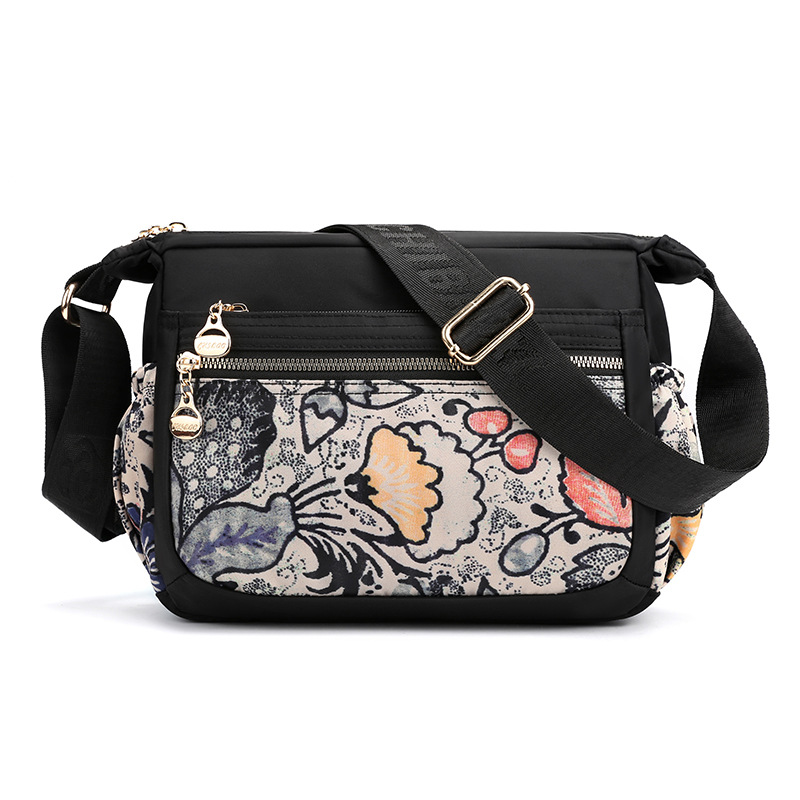 Chippo 2024 nuevo elefante árbol belleza solo hombro bolso femenino al por mayor nylon impreso casual mochila inclinada