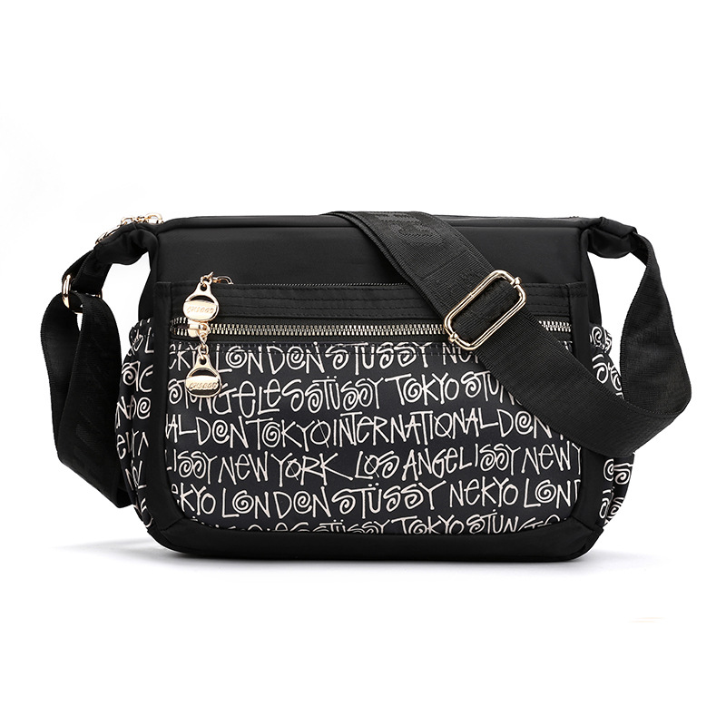 Chippo 2024 nuevo elefante árbol belleza solo hombro bolso femenino al por mayor nylon impreso casual mochila inclinada