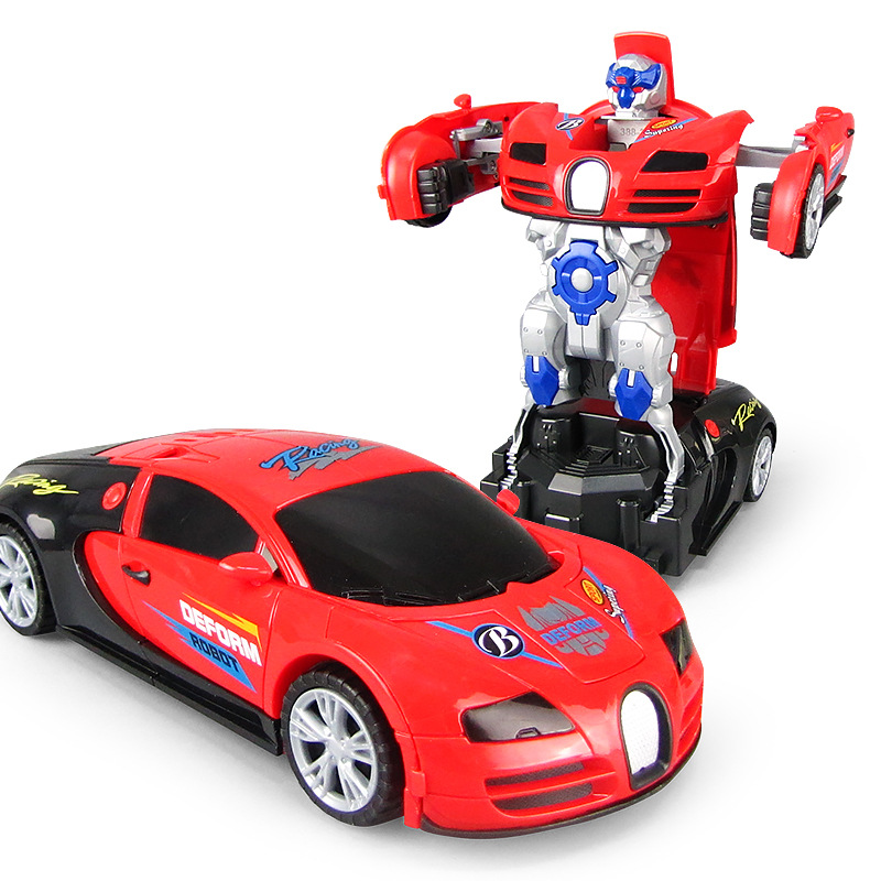 Coche Robot Eléctrico de Deformación Infantil de Plástico con Música y Luz image 6