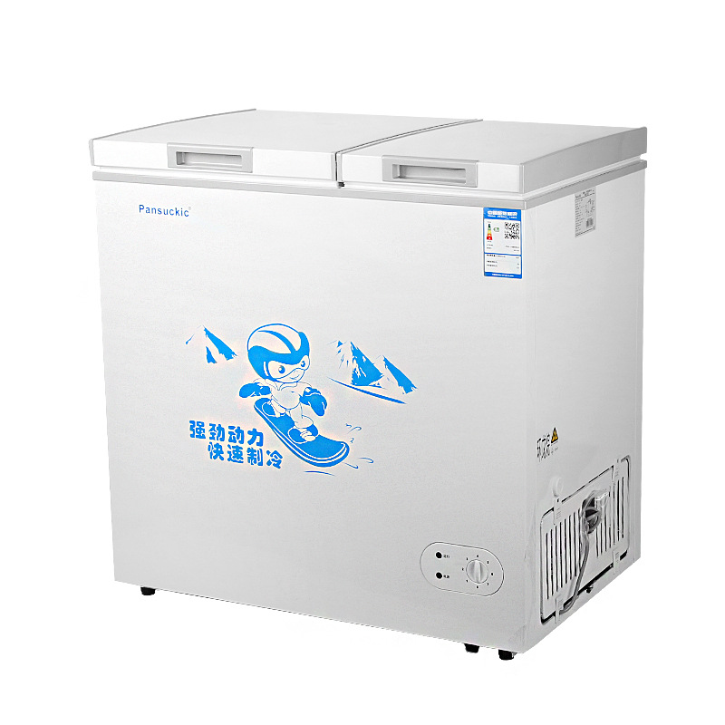 商用双温双门肉丸饺子海鲜大容量卧式冰柜厂家批发量大价优