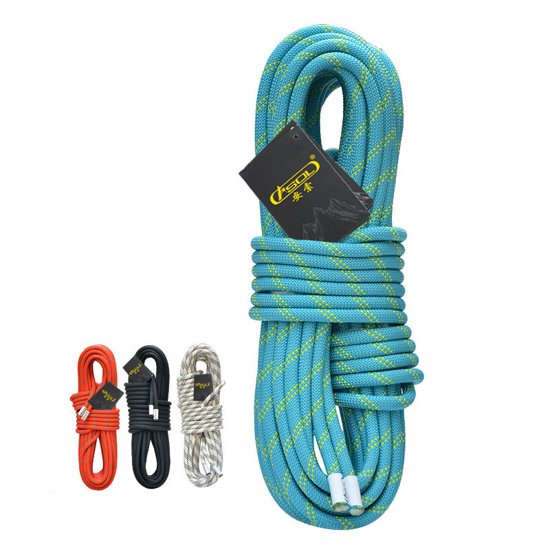 Ansuo velocidad caída cuerda estática cuerda de escalada resistente al desgaste cuerda de Montañismo cuerda de seguridad al aire libre cuerda de escalada cuerda salvavidas