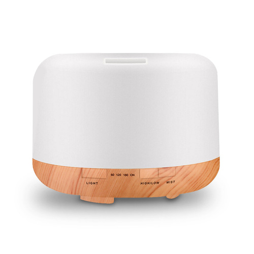 500ml Muji Aromatherapy Machine Ultrasonic Household Silent Air Purifier Humidifier Cross-border Aromatherapy Furnace Manufacturer