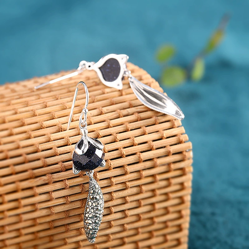 人品银品 серьги, модный аксессуар, серебро 925 проба