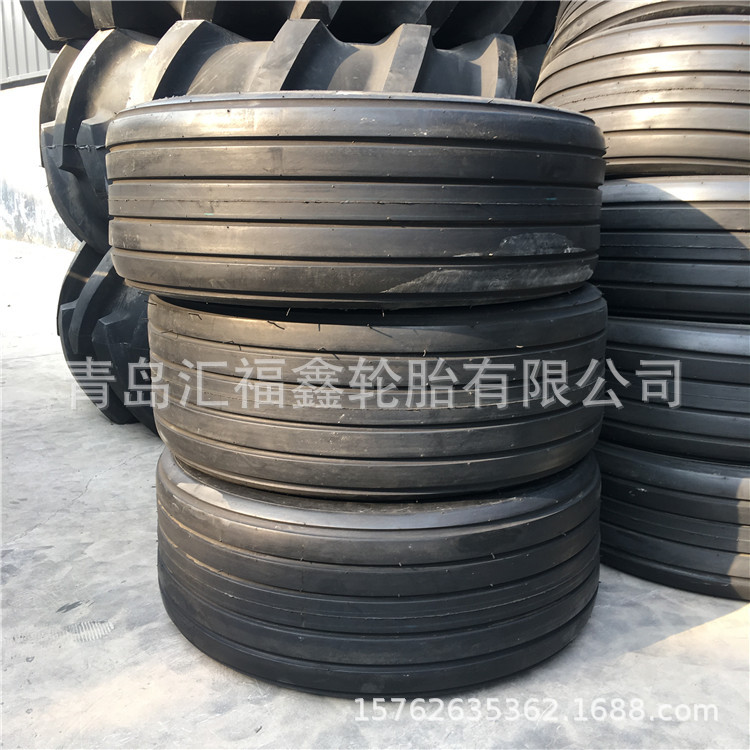 12.5L-15联合收割机导向花纹轮胎I-1打捆机捆草机轮胎10层尼
