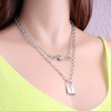 Necklace, accessory hip-hop style, pendant, European style, punk style, wholesale