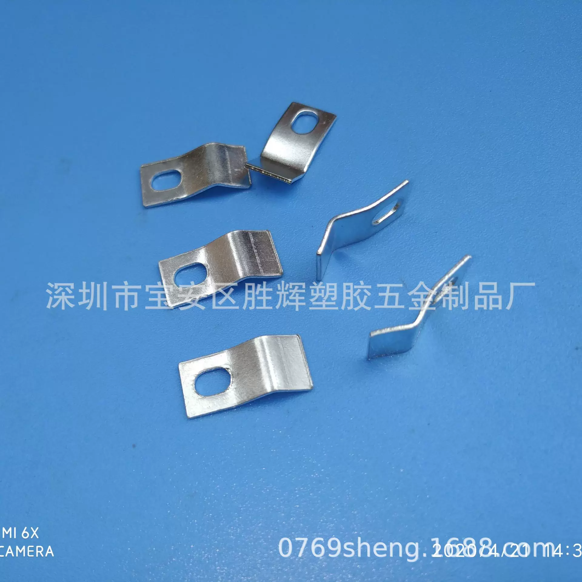 弹片 M4螺丝孔玻璃压片 弹簧压片