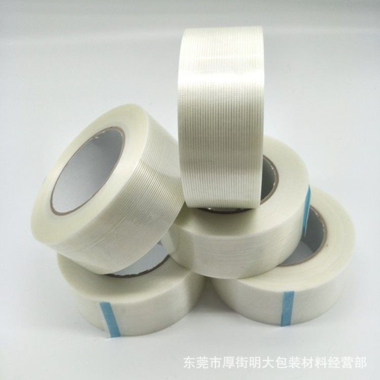 Fabricante pin raya cinta de fibra transparente batería de litio vinculante adhesivo fuerte no residual adhesivo cinta de fibra de malla de vidrio
