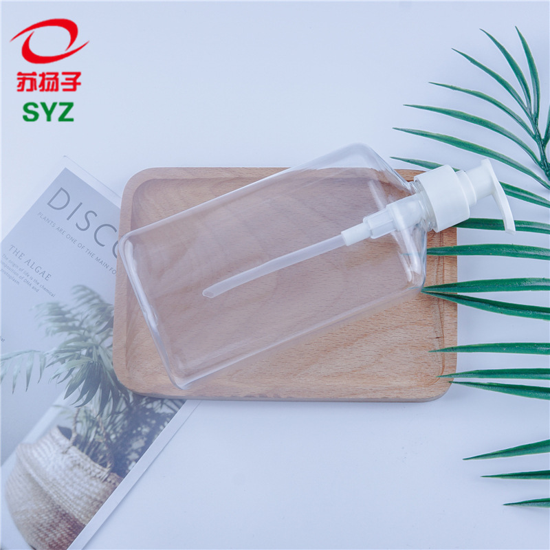 厂家直销洗手液塑料瓶子500mlpet瓶方形瓶八角瓶塑料瓶泵头瓶